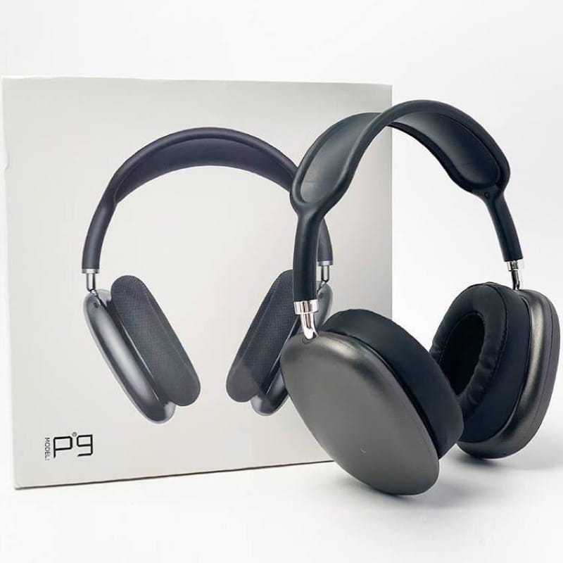 P9 Wireless Headphones | Bluetooth Over-Ear | High Bass & Clear Sound | Foldable & Portable | Noise Reduction - P9 China (Random Colour)